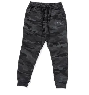 100 miles brand black camo signature joggers