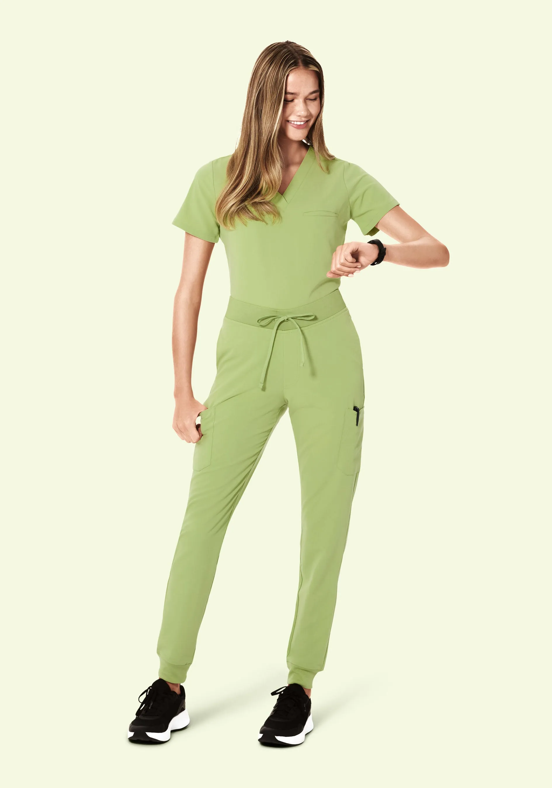 9 Pocket Joggers Fern
