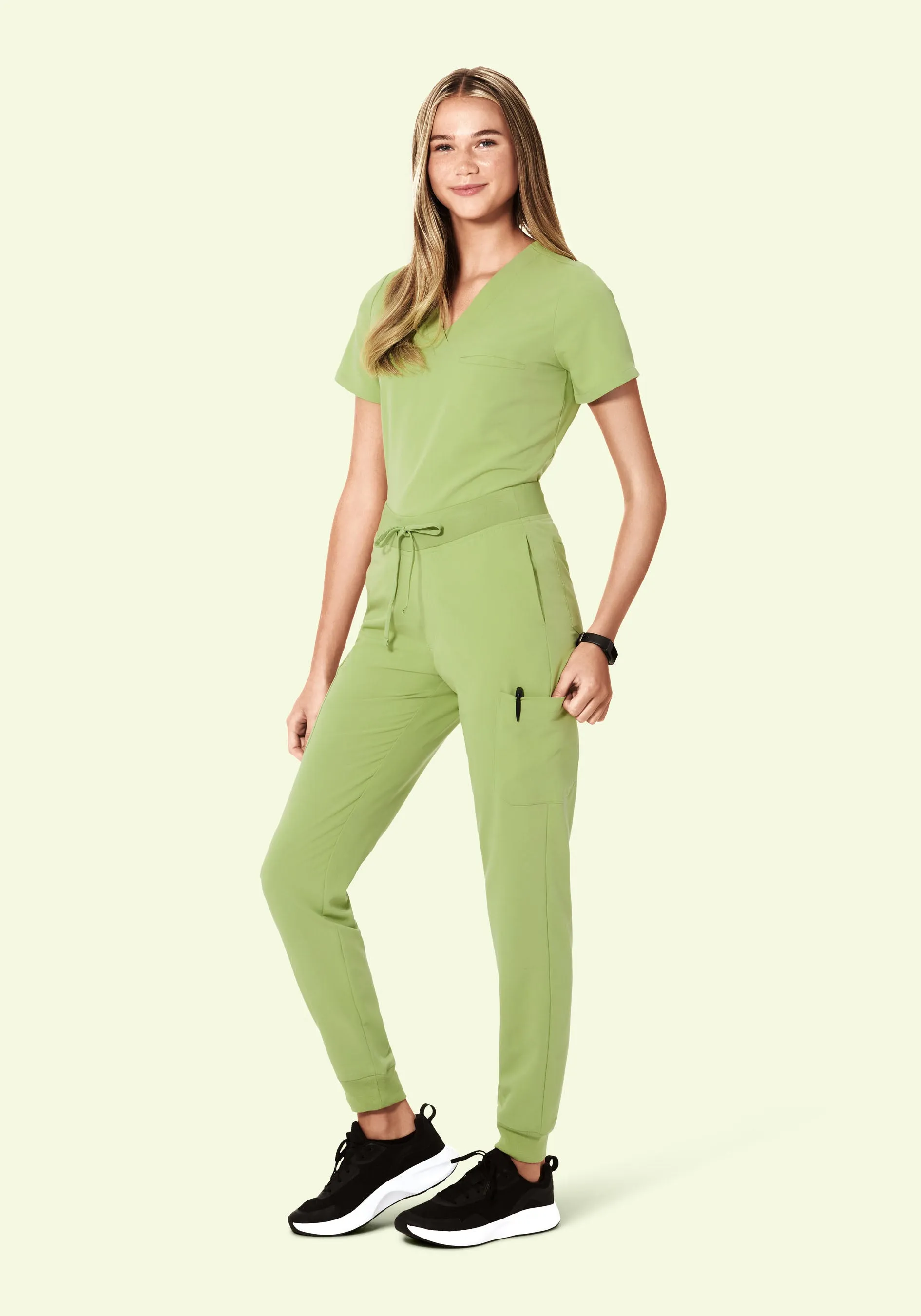 9 Pocket Joggers Fern