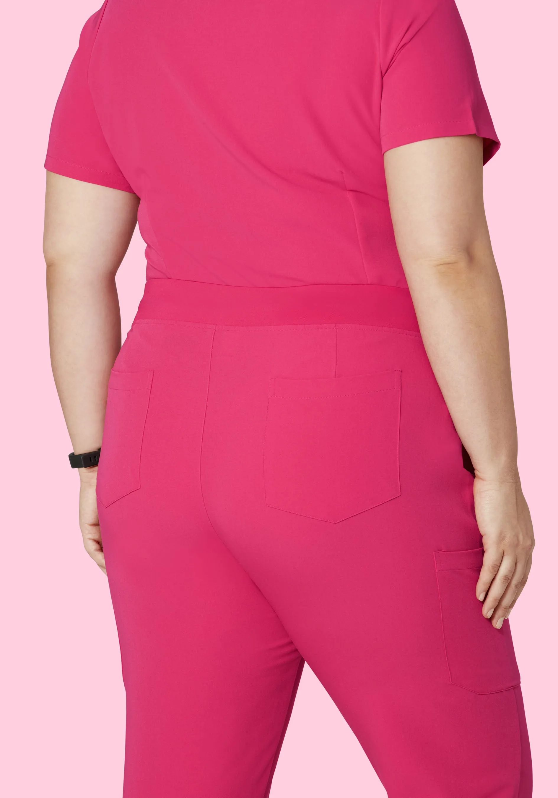 9 Pocket Joggers Hot Pink