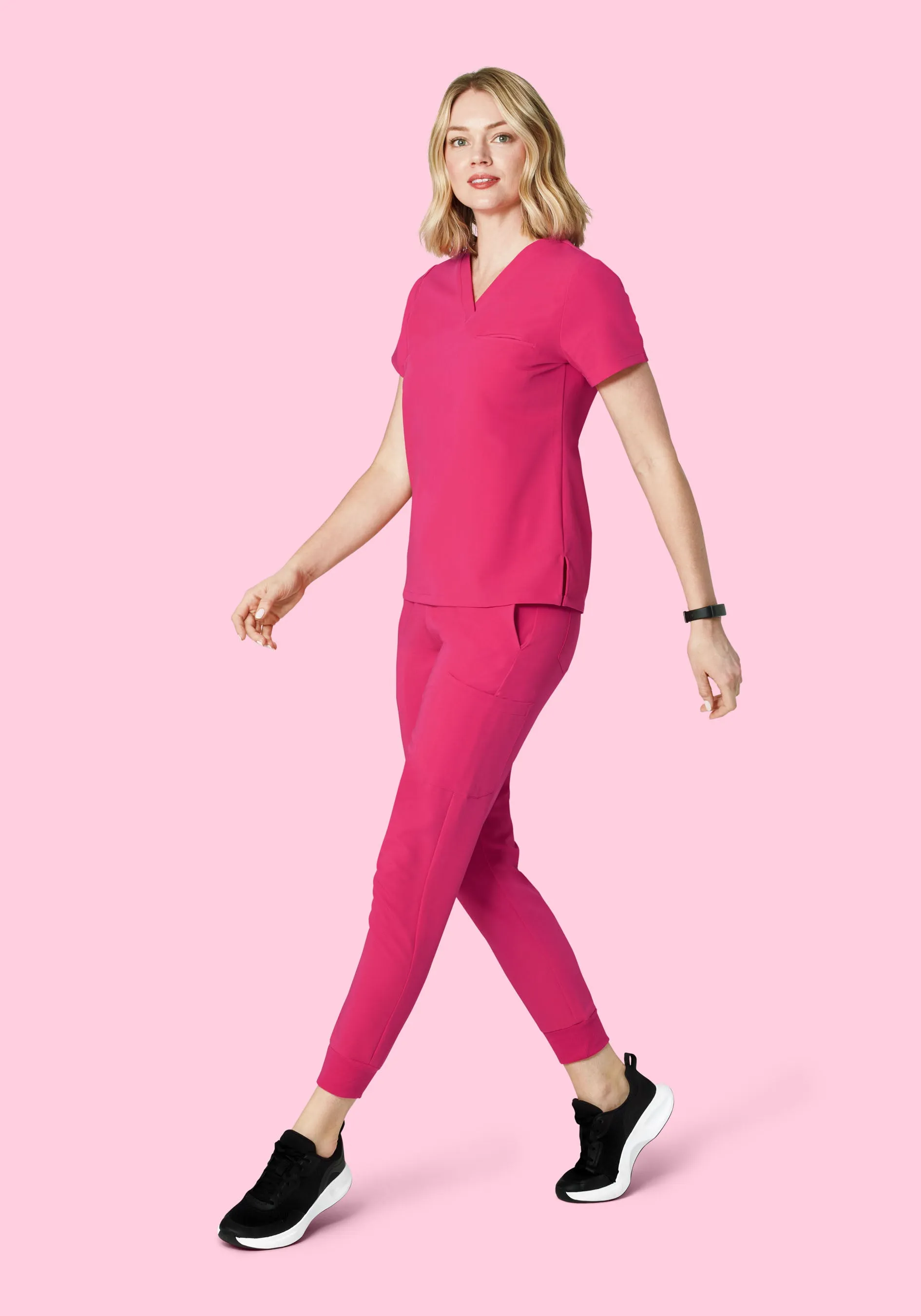 9 Pocket Joggers Hot Pink