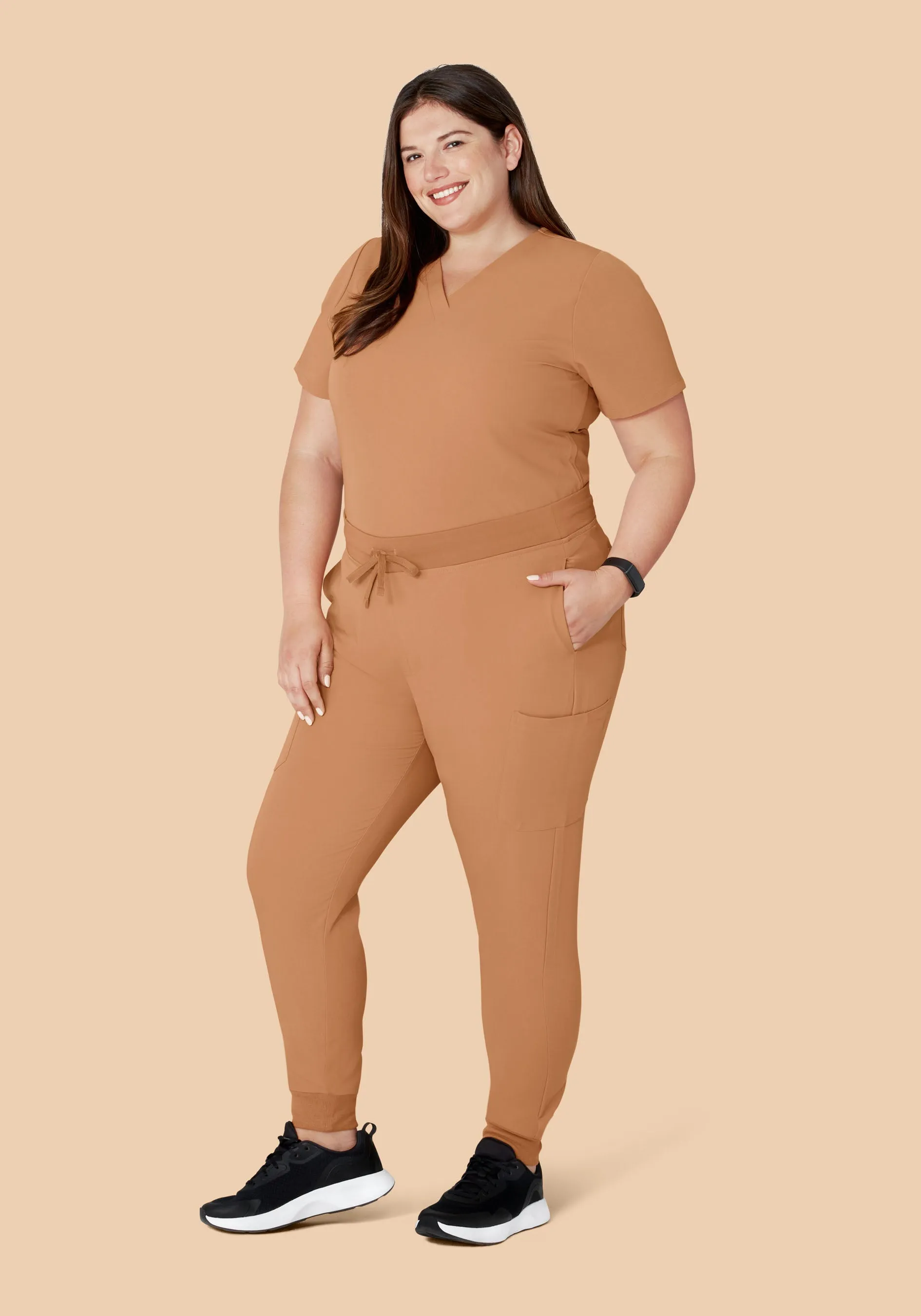 9 Pocket Joggers Ochre