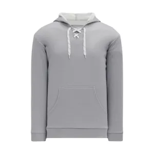 A1834-020 Heather Grey Blank Hoodie Sweatshirt