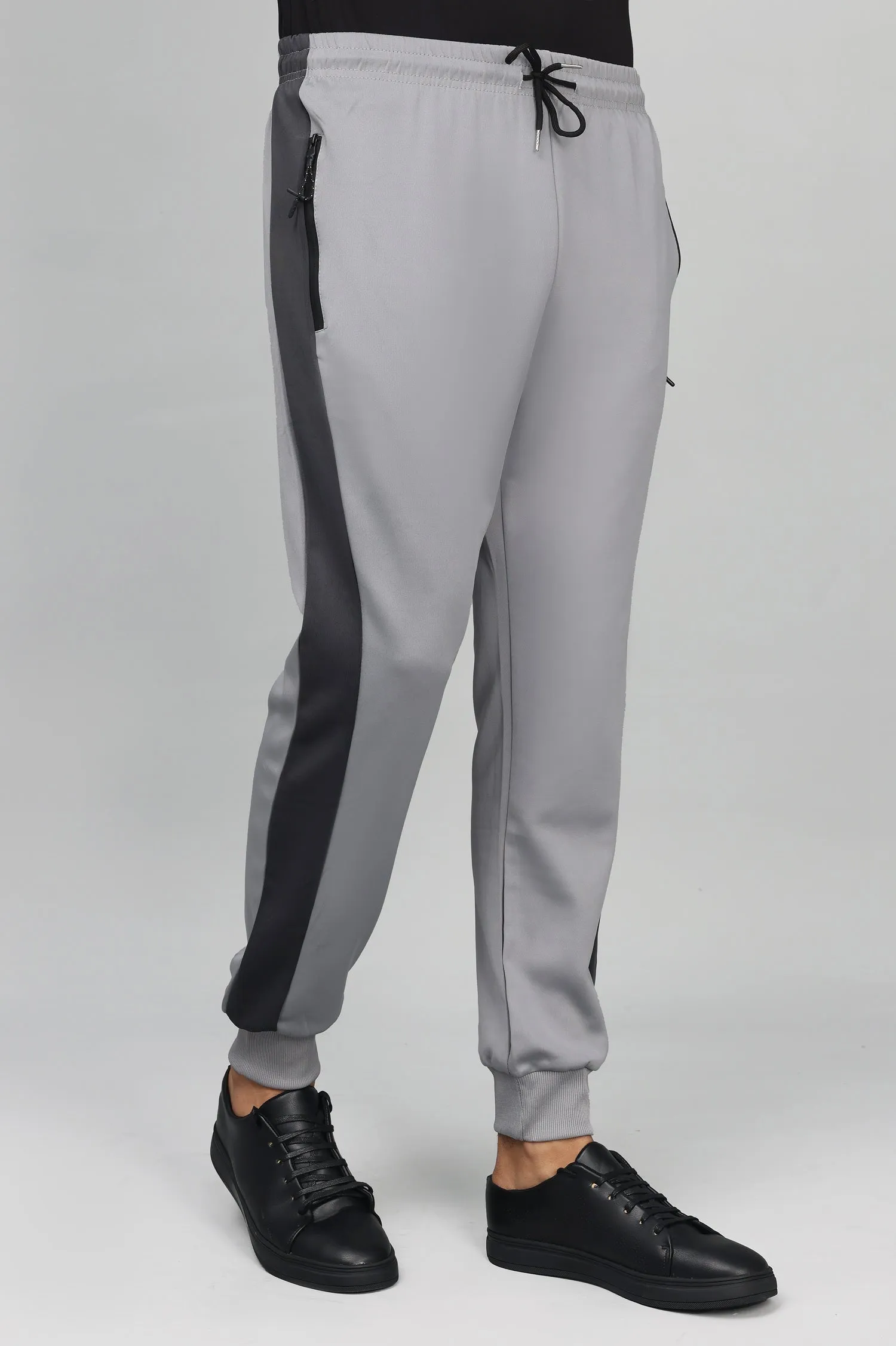 ACTIVEWEAR TRACKSUIT-LT-GREY/DK-GREY