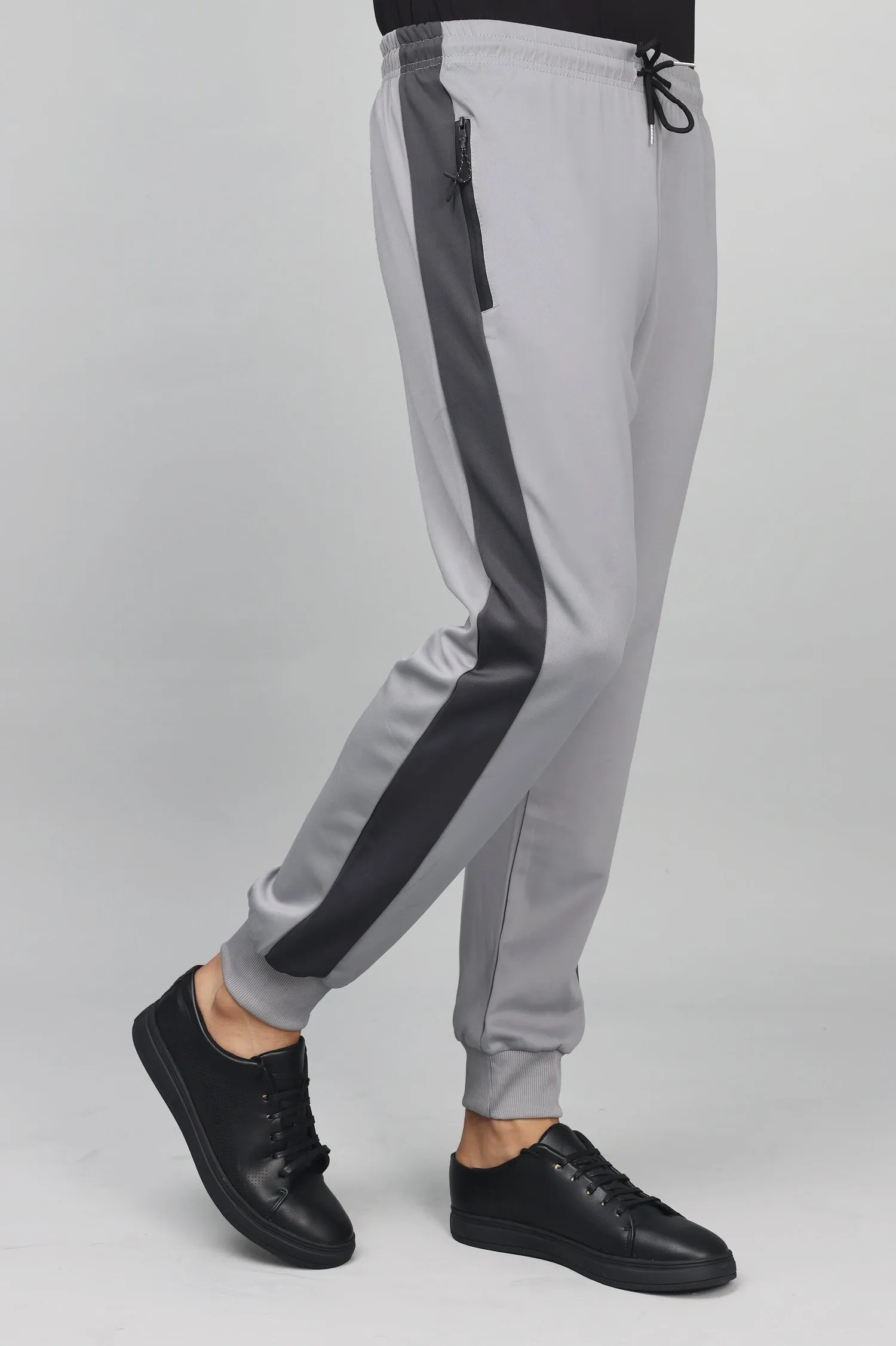 ACTIVEWEAR TRACKSUIT-LT-GREY/DK-GREY