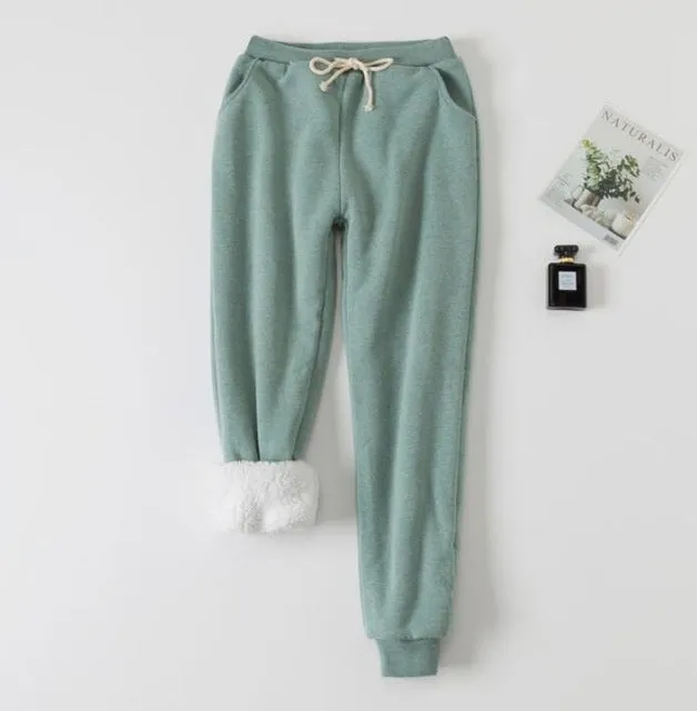 Albert – Lamb Velvet Padded Sweatpants