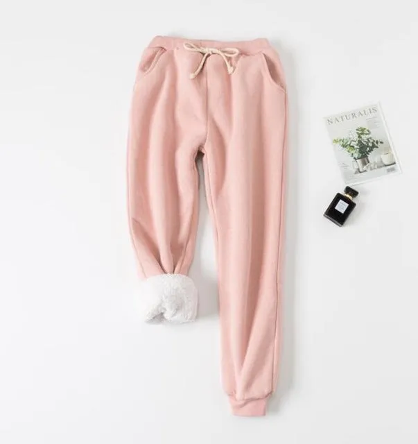 Albert – Lamb Velvet Padded Sweatpants