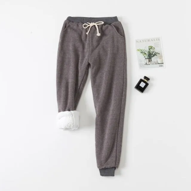 Albert – Lamb Velvet Padded Sweatpants