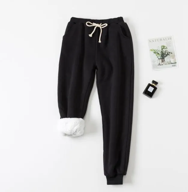 Albert – Lamb Velvet Padded Sweatpants
