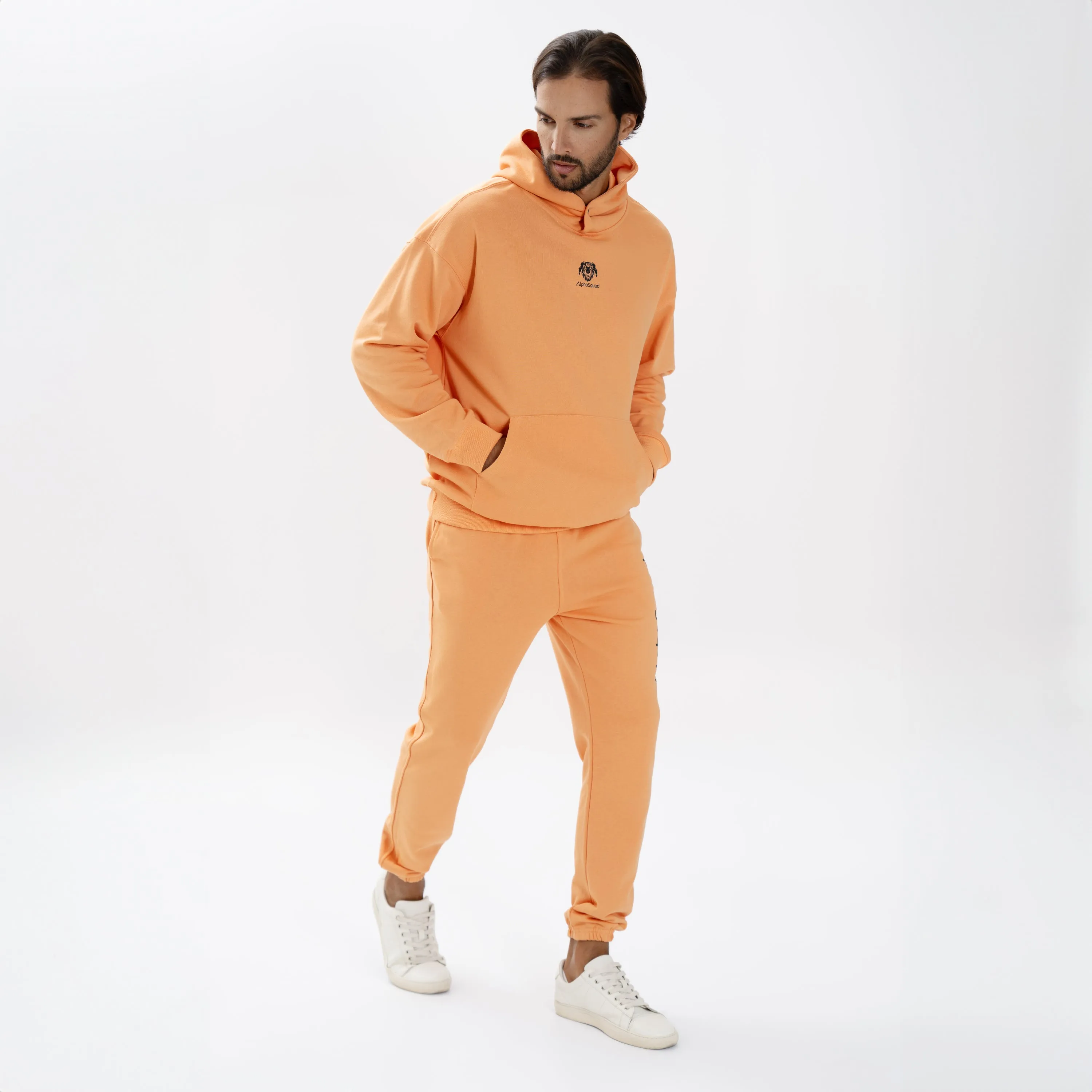 AlphaSquad Unisex Casual Tracksuit Hooded Sweatshirt and Sweatpants for Running, Jogging, Gymwear, Sportswear, Athletic Sports Jacket and Pants Set