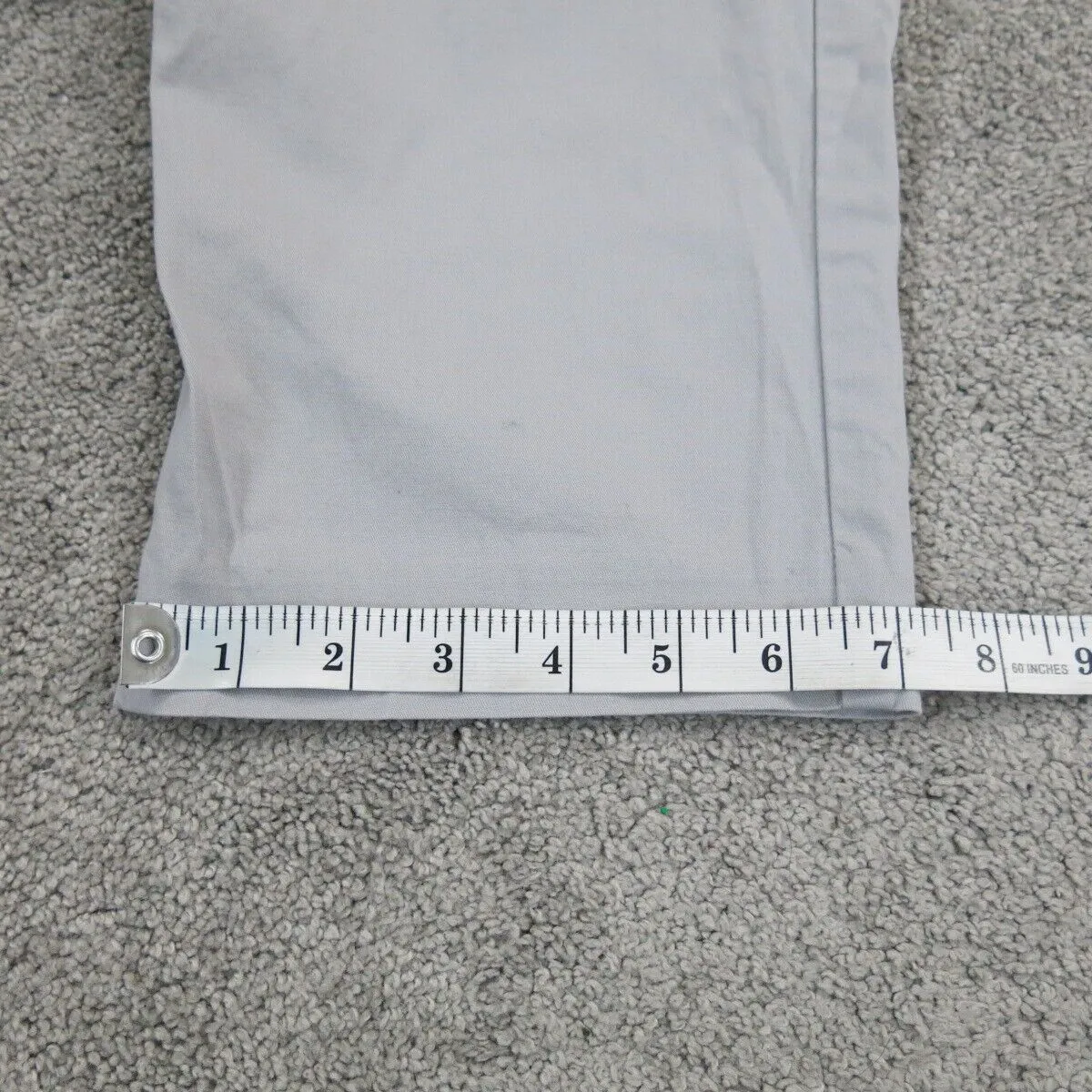Ann Taylor Women Dress Pants Slim Straight Stretch High Rise Light Gray Size 10P