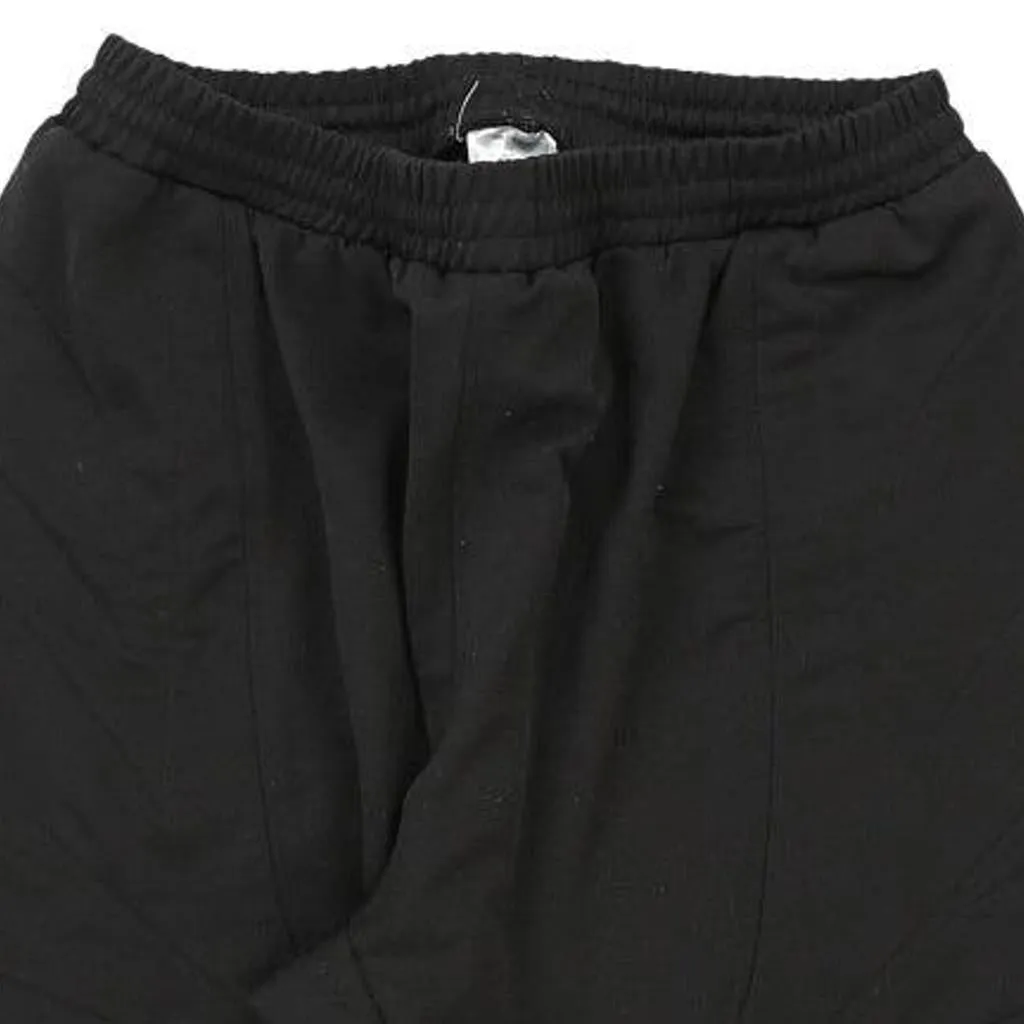 Asics Cropped Joggers - XL Black Cotton