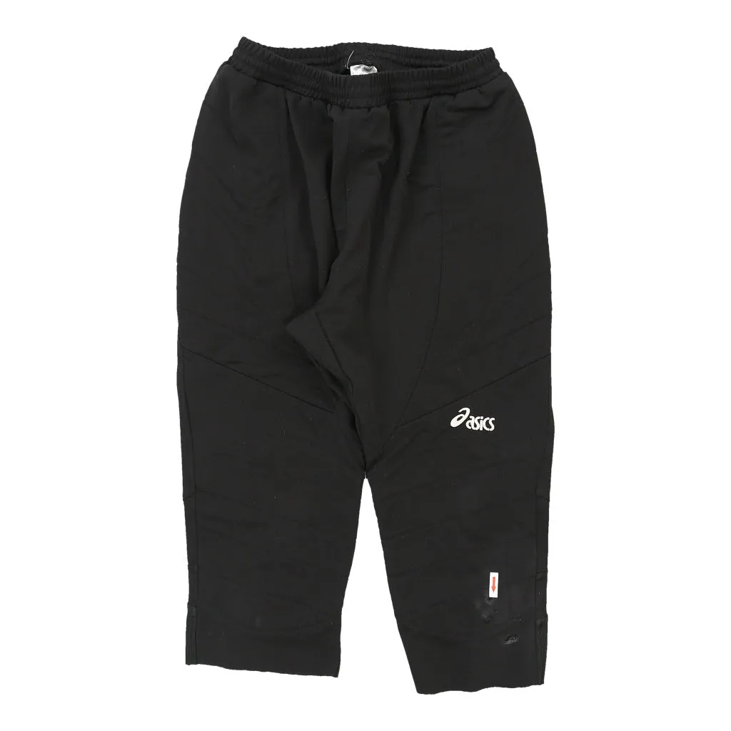Asics Cropped Joggers - XL Black Cotton