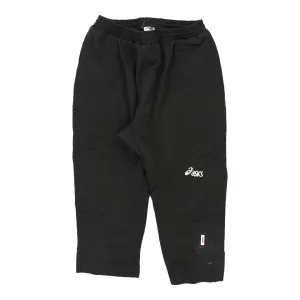 Asics Cropped Joggers - XL Black Cotton