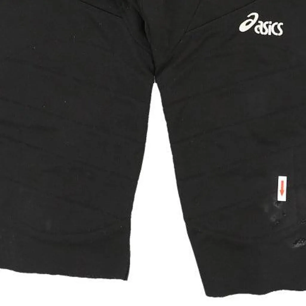 Asics Cropped Joggers - XL Black Cotton