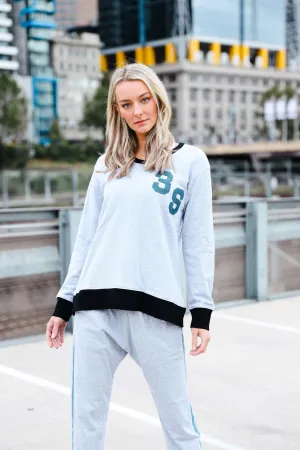 Aubree Chenille Logo Sweatshirt