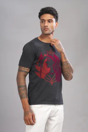 Bhavya - Eco-Blend Charcoal Crewneck Half Sleeve T-Shirt