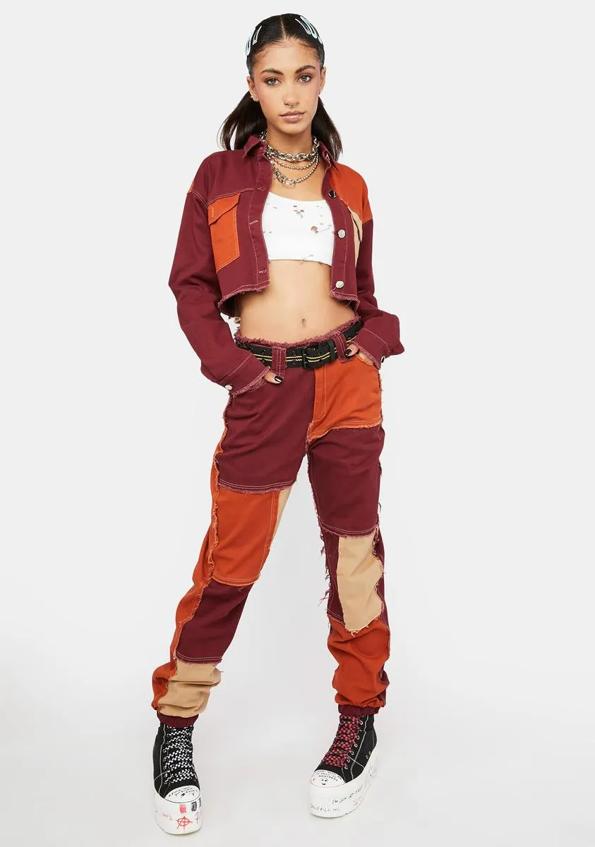 Bitter Hidden Layers Patchwork Joggers