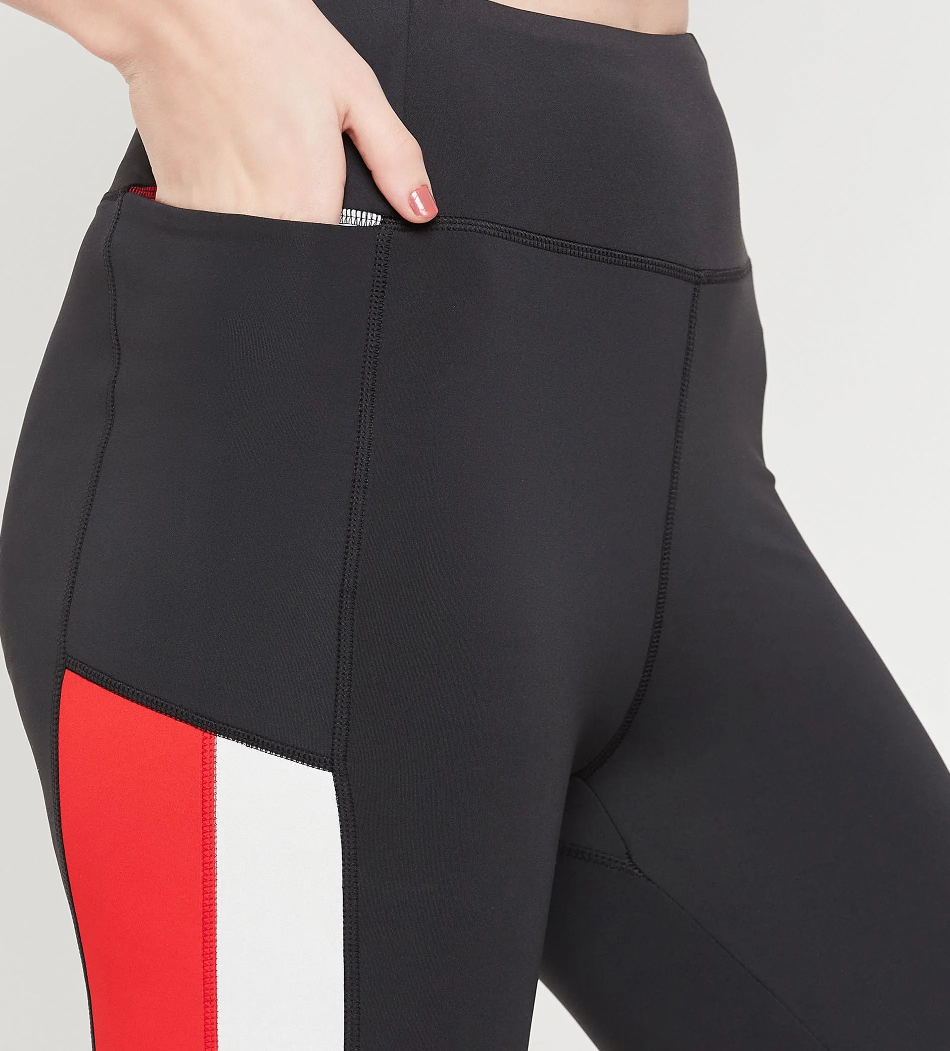 Black High Waist Tights for Women