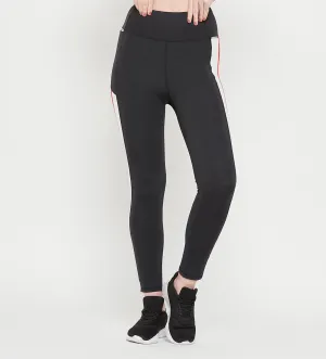 Black High Waist Tights for Women