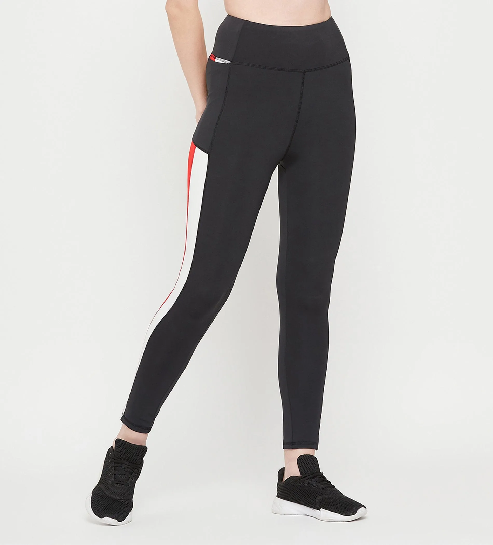 Black High Waist Tights for Women