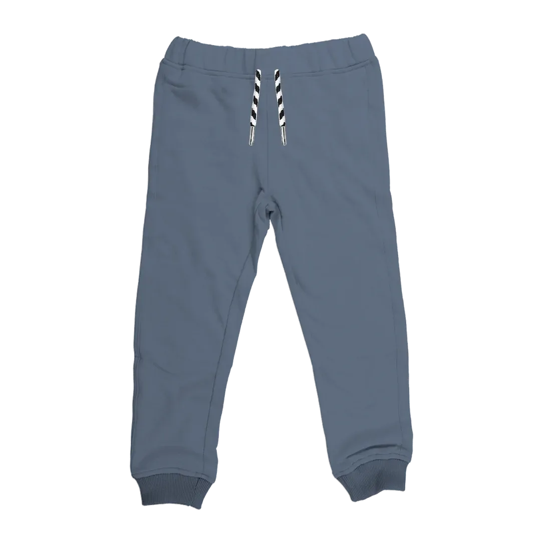 Blue Drawstring Joggers