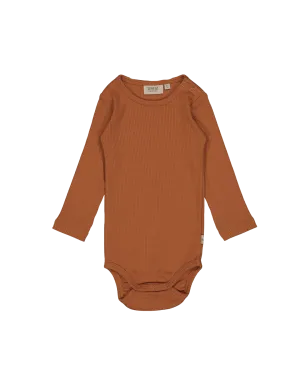 BODYSUIT WHEAT AMBER BROWN