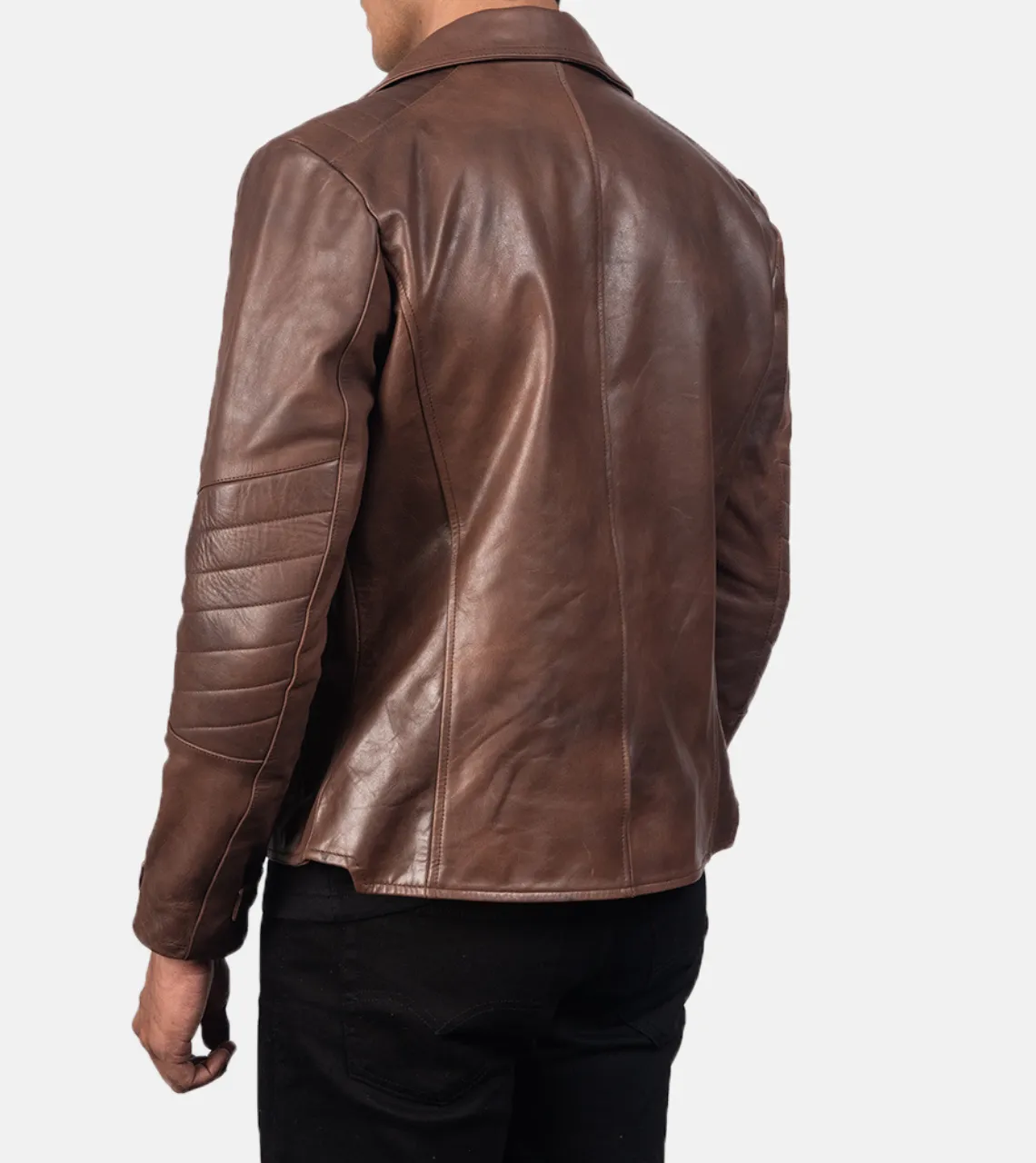 Bollons Men's Biker Leather Jacket