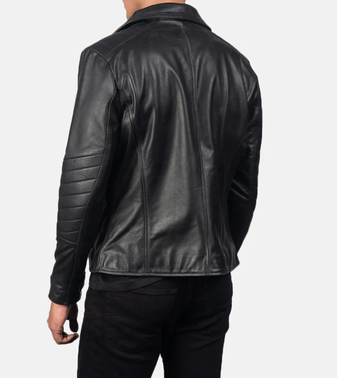Bollons Men's Biker Leather Jacket