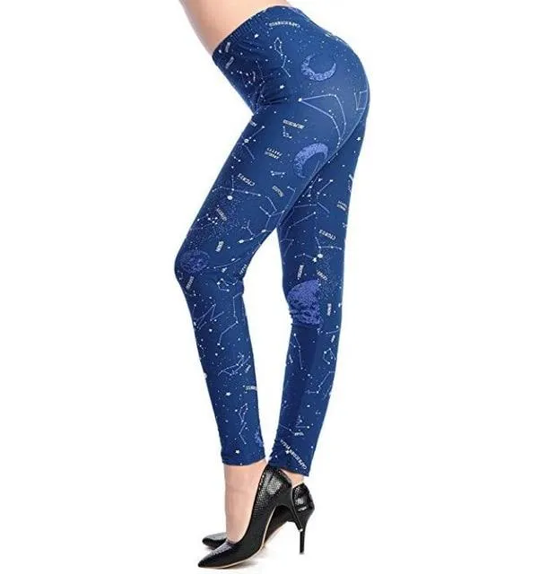 Camouflage Printing Elastic Leggings