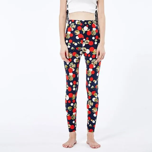 Camouflage Printing Elastic Leggings