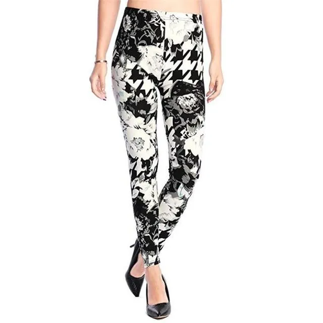Camouflage Printing Elastic Leggings