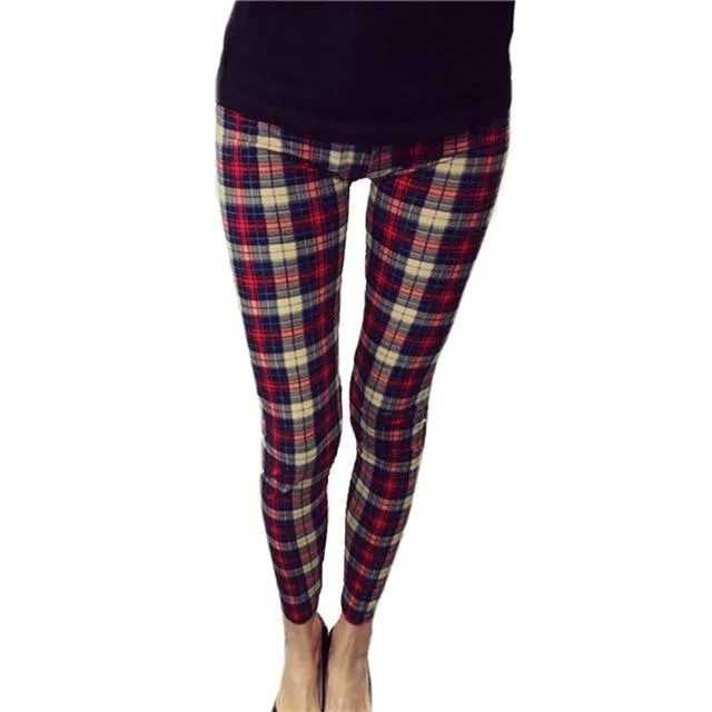 Camouflage Printing Elastic Leggings