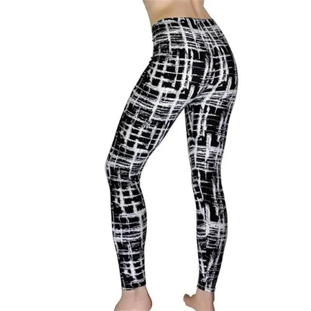 Camouflage Printing Elastic Leggings
