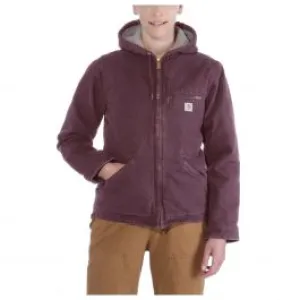 Carhartt&#x20;WJ141&#x20;Sandstone&#x20;Sierra&#x20;Jacket&#x20;-&#x20;Deep&#x20;Wine