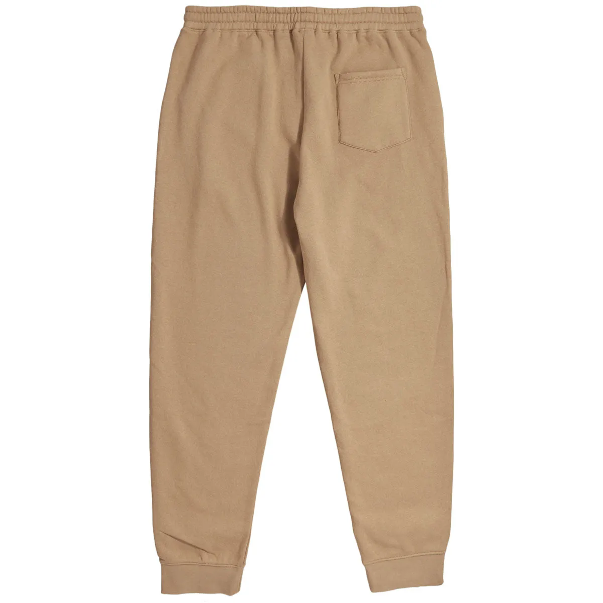 CCS Logo Rubber Patch Sweat Pants - Khaki