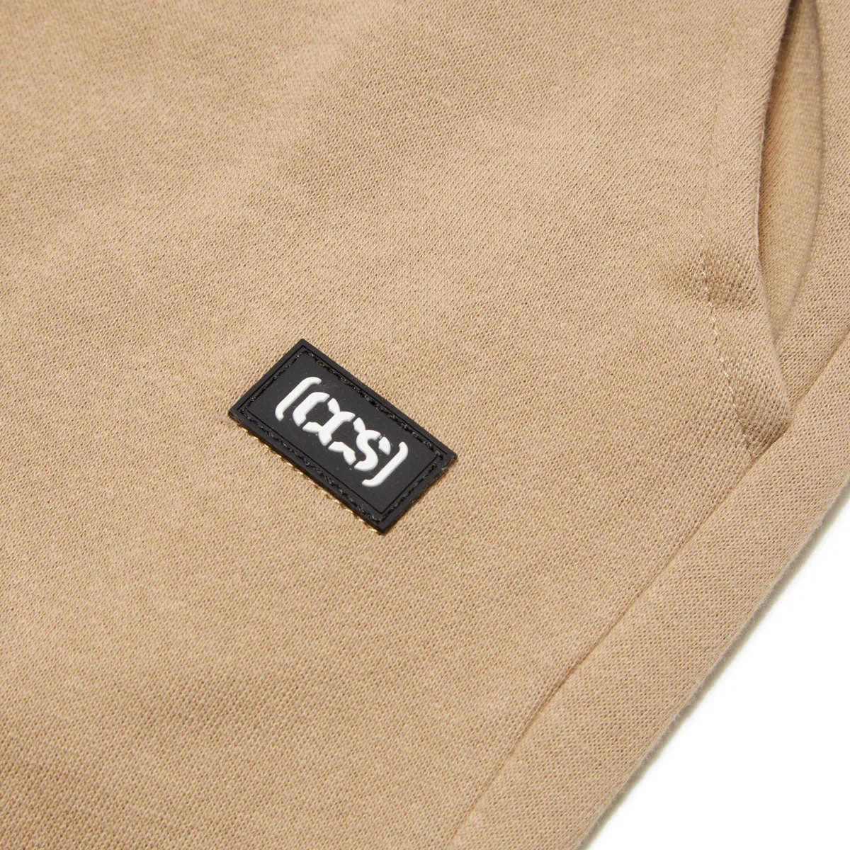 CCS Logo Rubber Patch Sweat Pants - Khaki