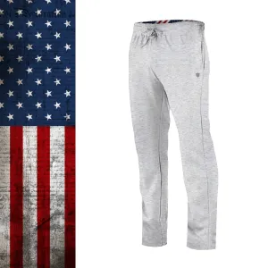 Classic Sweatpants | American Flag | Light Heather Grey PreOrder