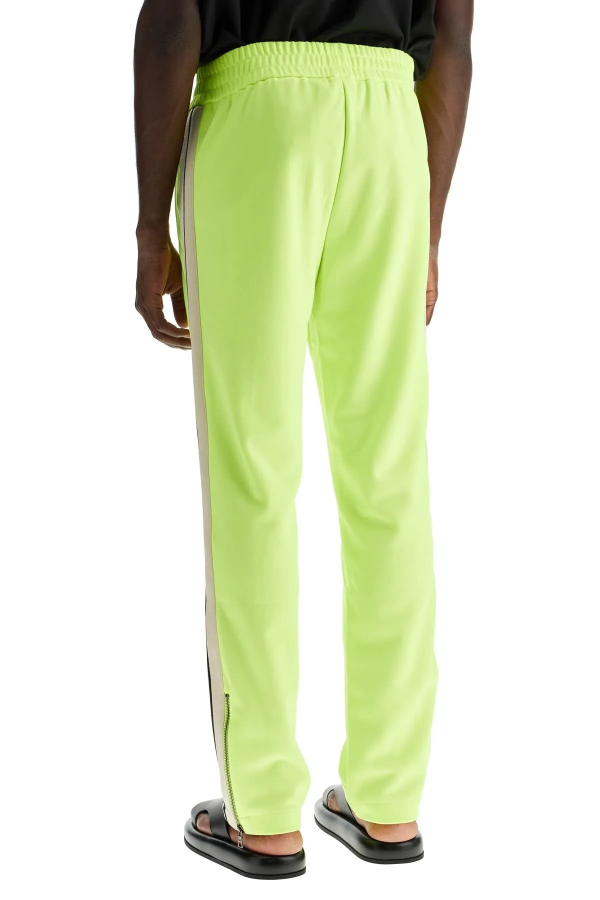 contrast band joggers with track in