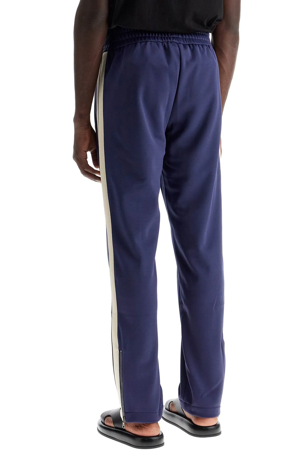 contrast band joggers with track in