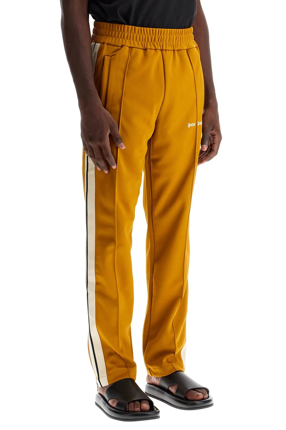 contrast band joggers with track in