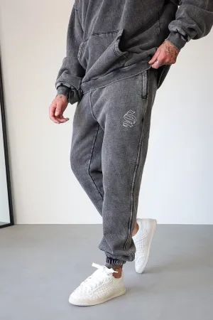 Core Logo Joggers - Acid Grey
