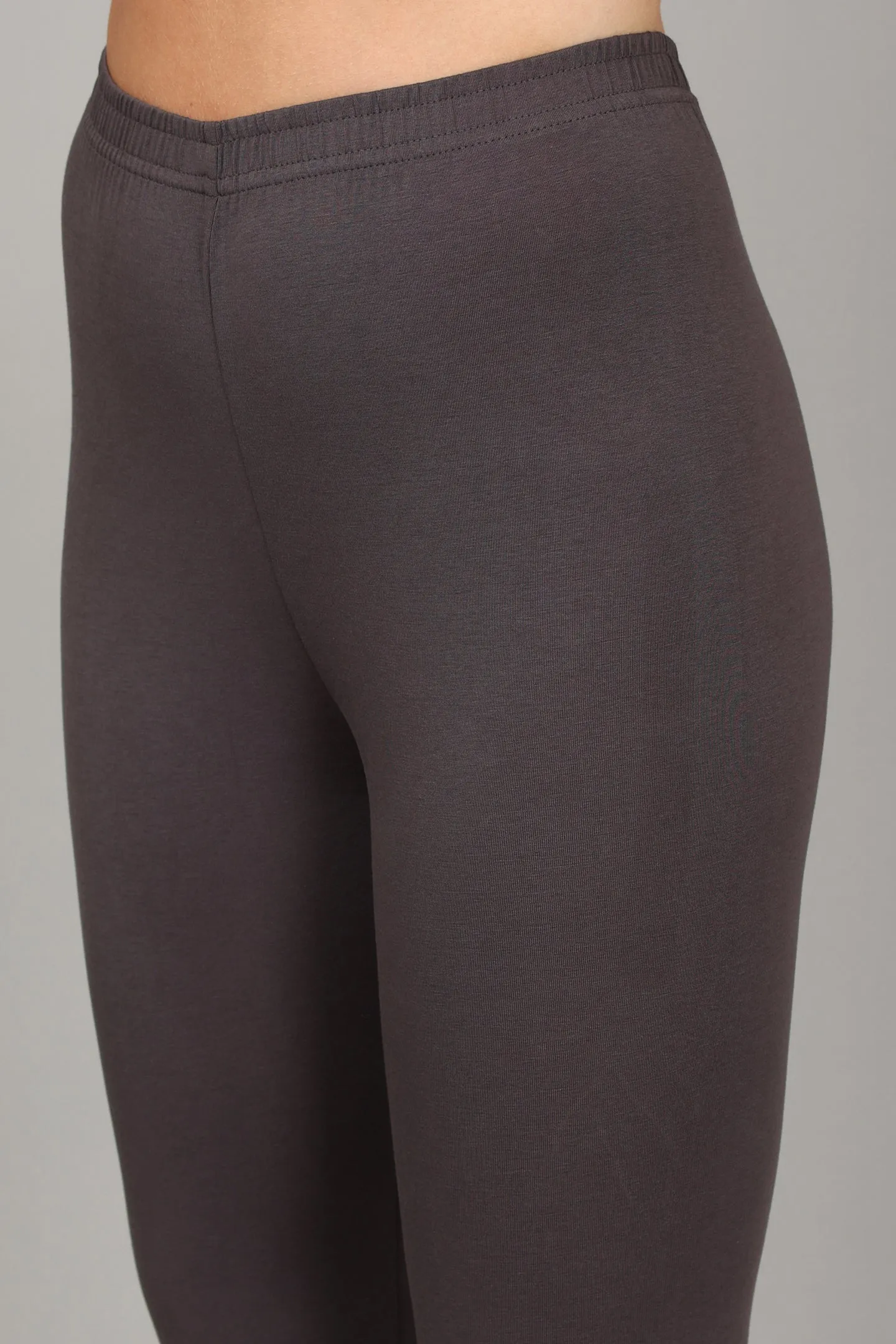 COTTON CHURIDAR LEGGINGS - ELEPHANT