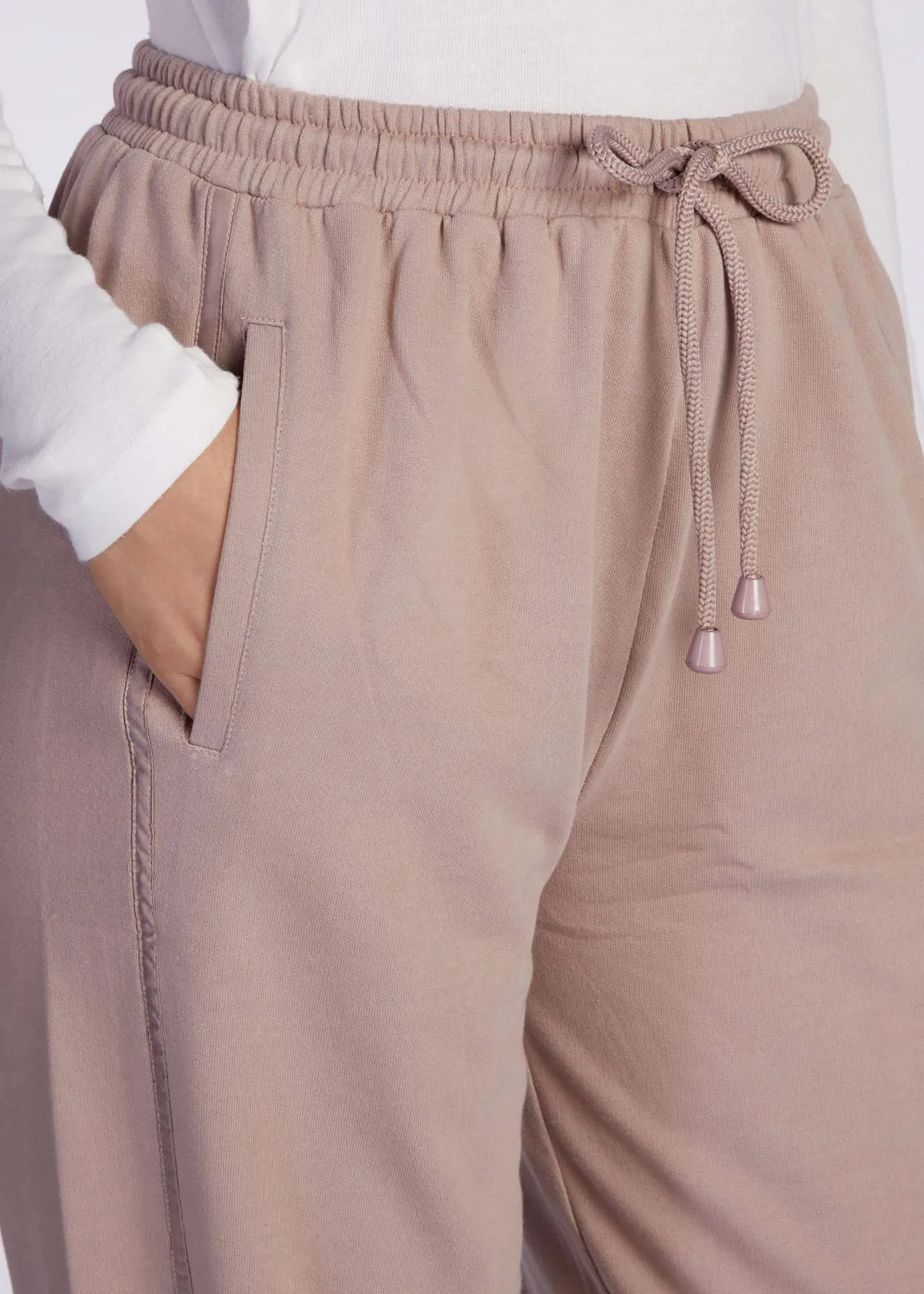 Cotton Track Pants Dusky Lilac - Final Sale