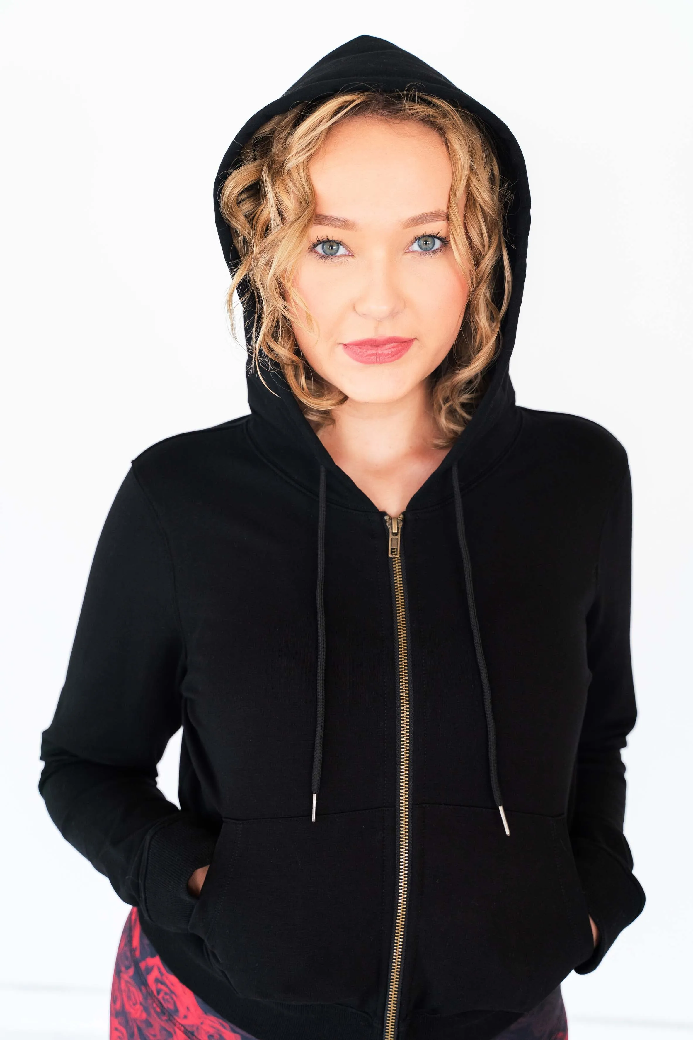 Crop Hoodie | Black