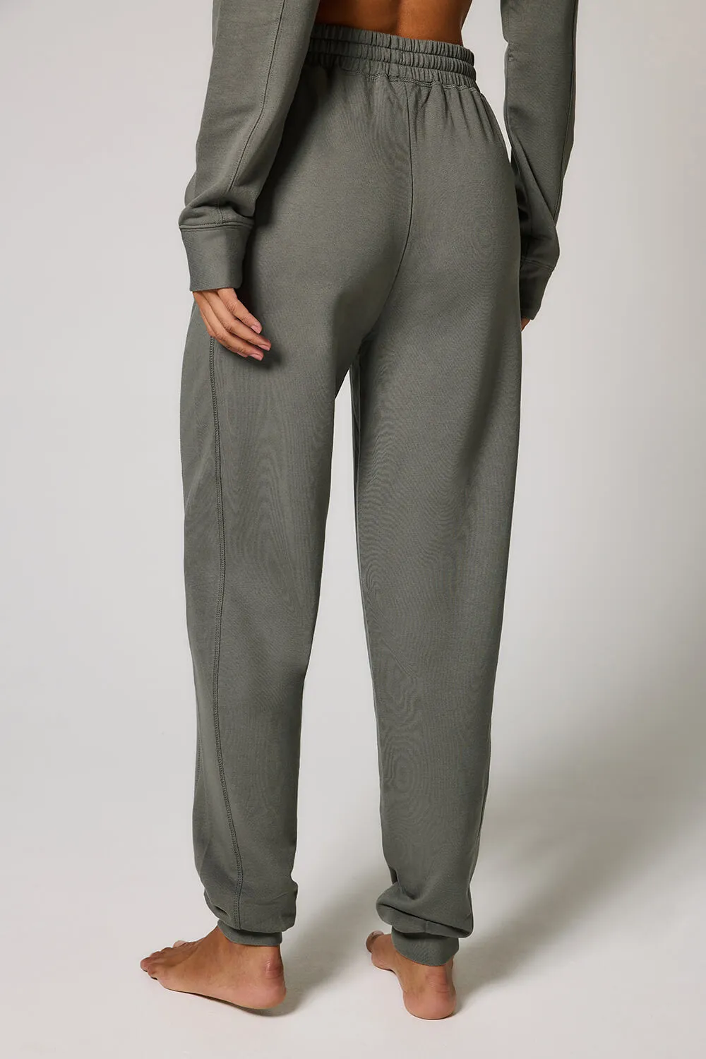 Curve Luxe Lounge Jogger - Slate Green