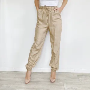 Divided by H&M Tan Joggers NWT size 2