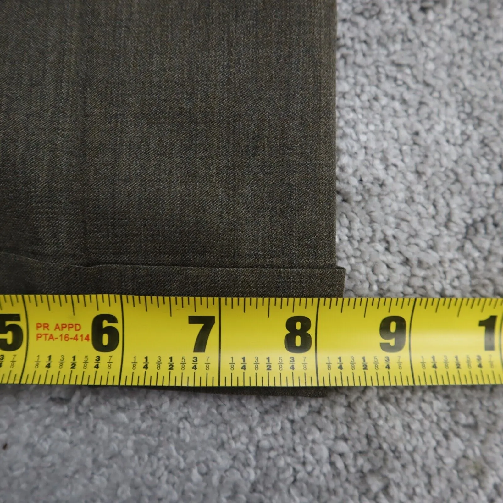 Dockers Mens Dress Pants Straight Leg Mid Rise Pockets Clay Green Size W34XL34