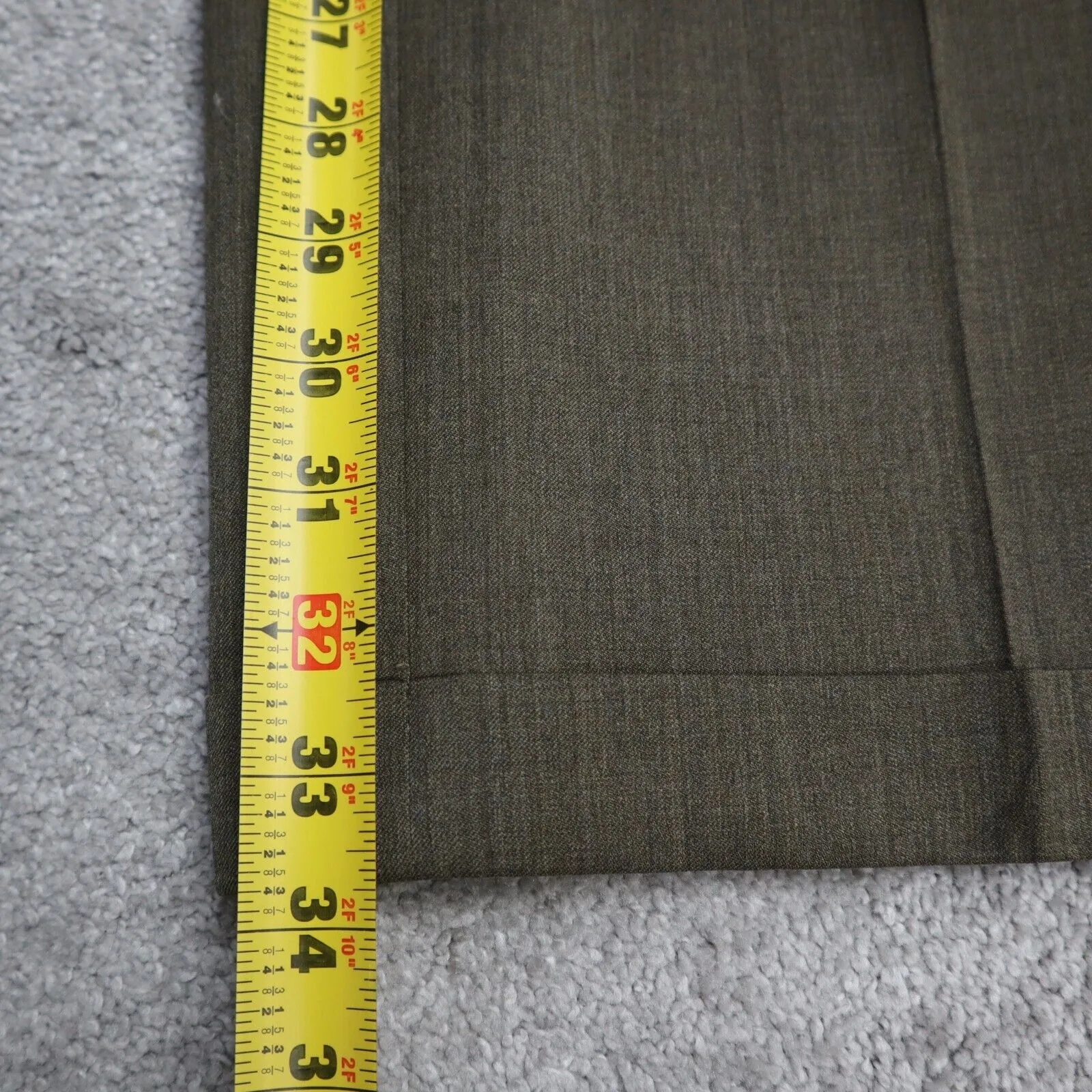 Dockers Mens Dress Pants Straight Leg Mid Rise Pockets Clay Green Size W34XL34