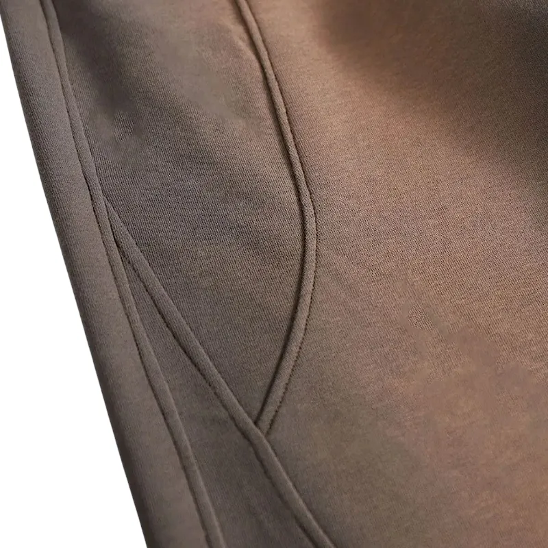 Double knit baggy joggers with spray dye